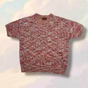 Missoni multicolor knit short sleeve top